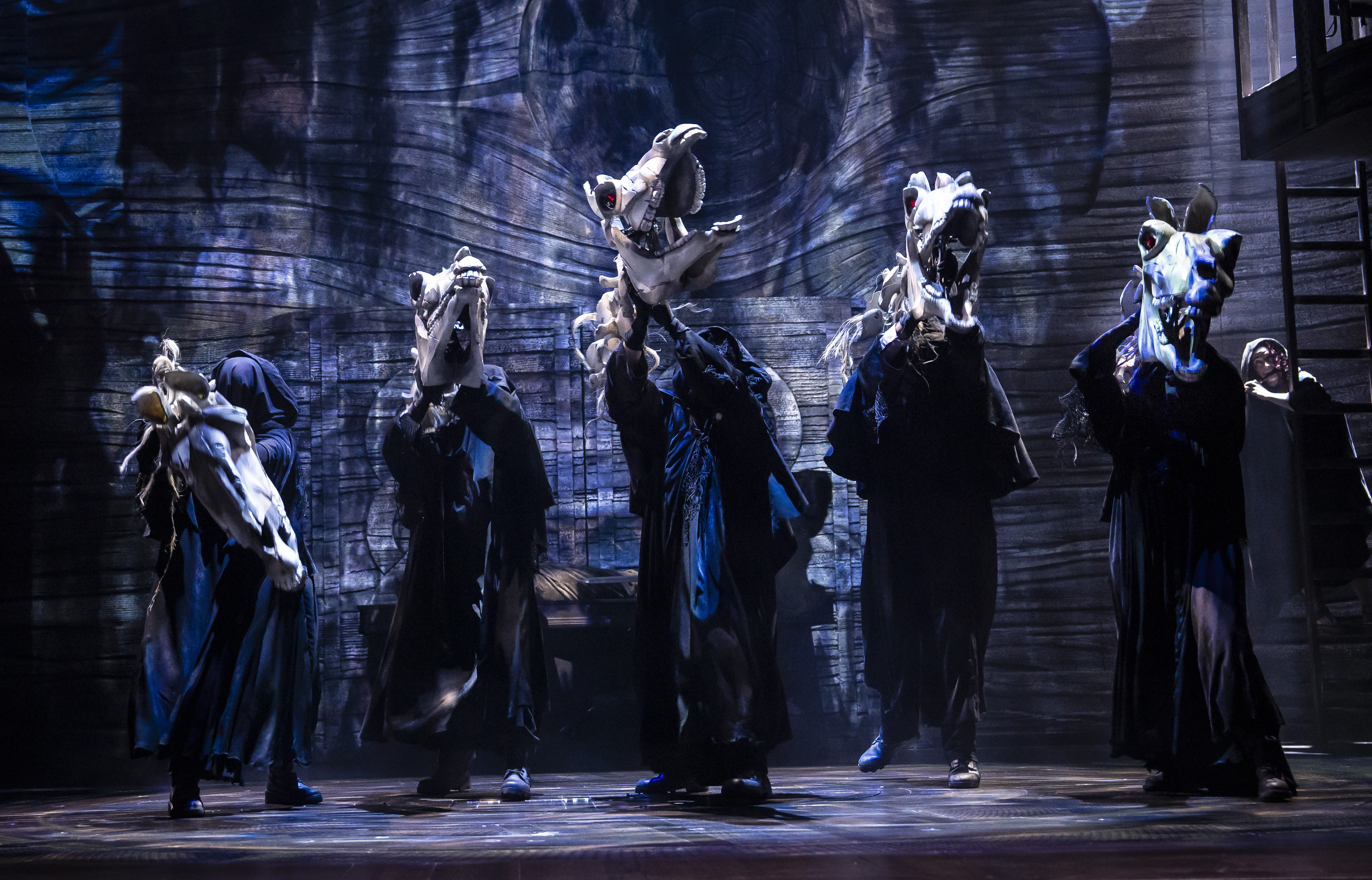 Hilt was one of four featured dancers in the ensemble in “The Lord of the Rings—A Musical Tale” at Chicago Shakespeare Theatre this summer. Hilt is second from left in the photo above. Photo by Liz Lauren.