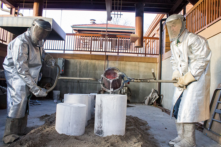 Foundry in the Sculpture facilities