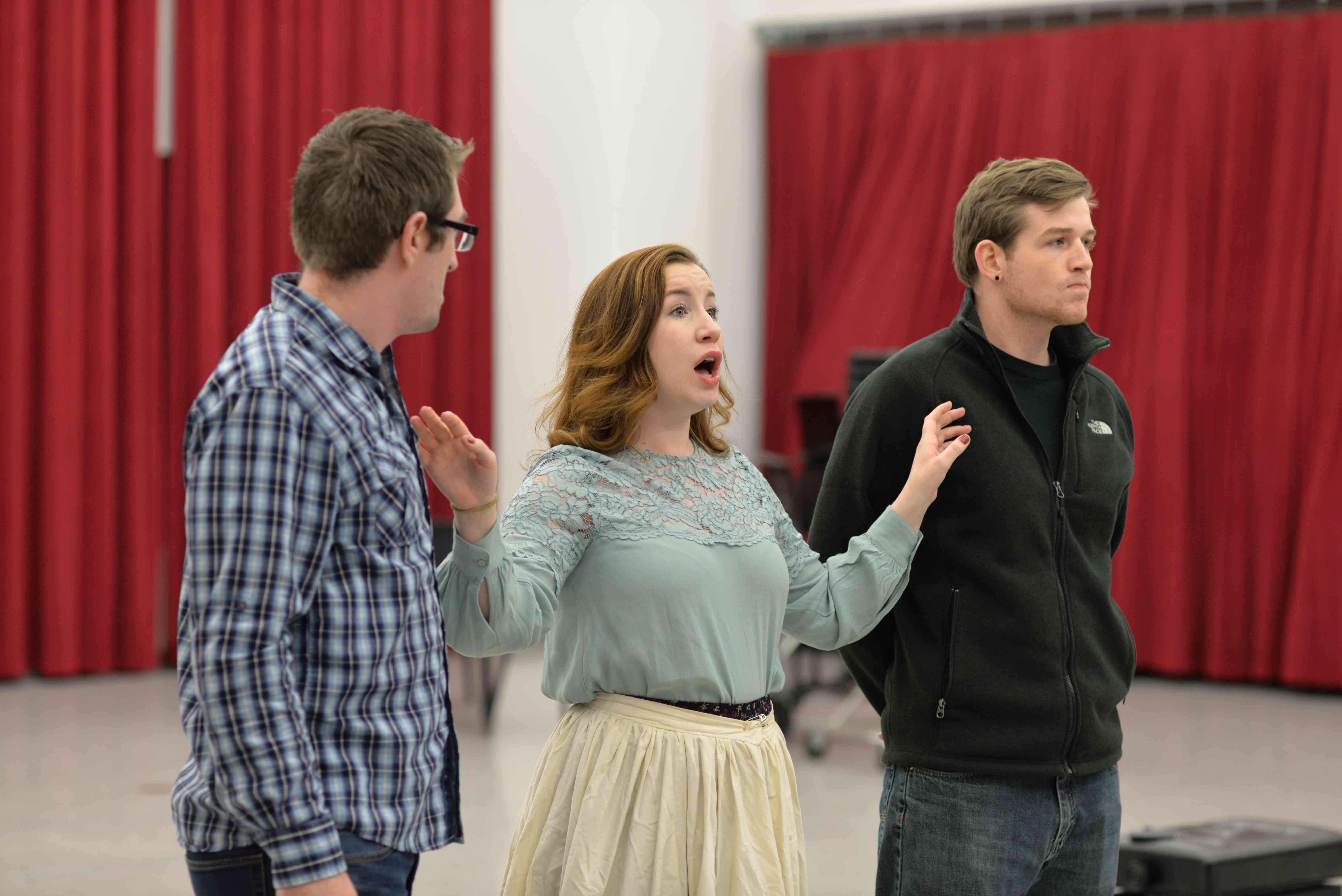 rehearsal photo from Tales of Hoffmann