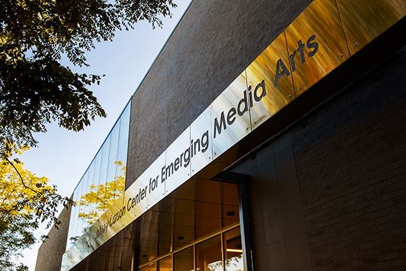 ation of the Johnny Carson Center for Emerging Media Arts will take place on Nov. 17 at 1 p.m. Photo by Craig Chandler, University Communication.