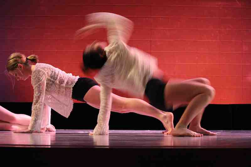 Student Dancing in performance