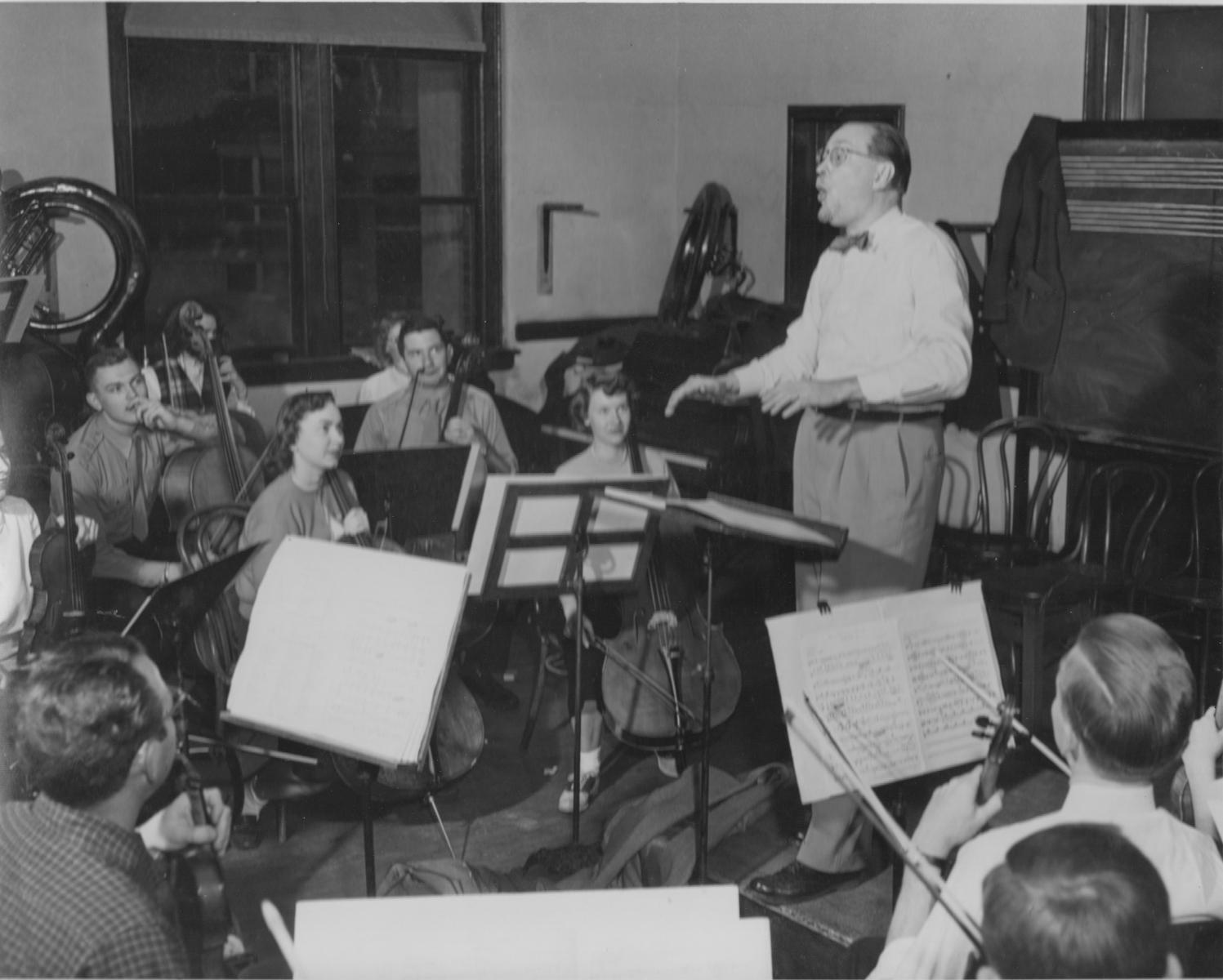 Music classes at the conservatory