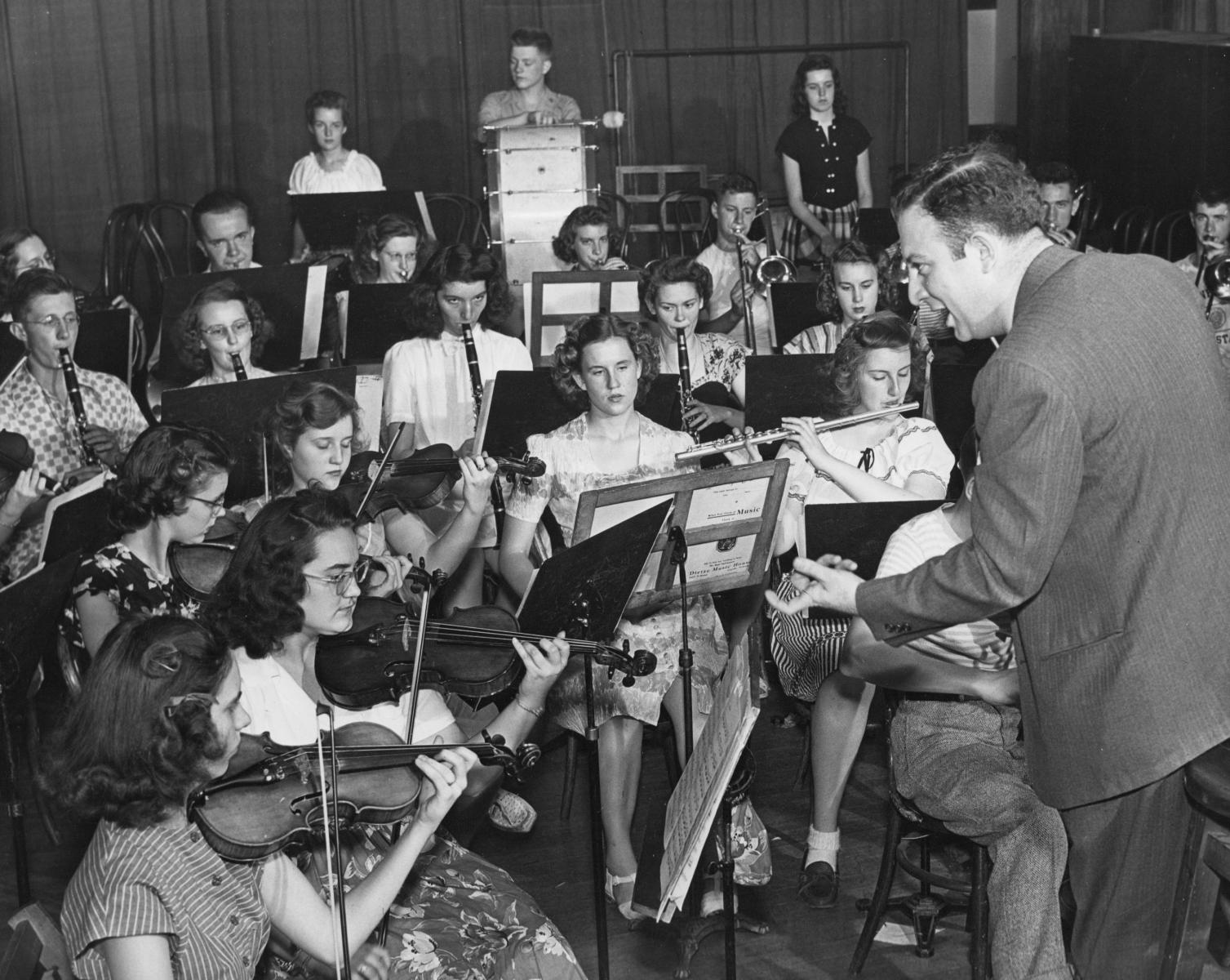 Band Rehearsal 1950's