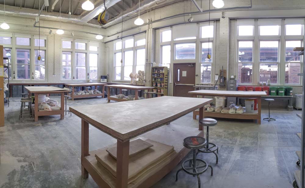 Ceramics classroom