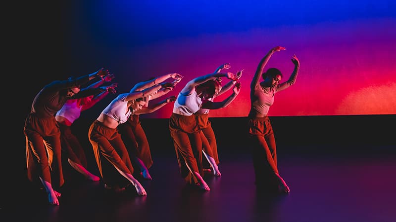 Dance students perform in the annual Evenings of Dance performance.