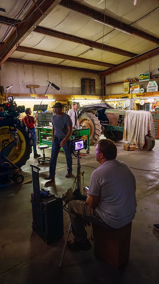 Professor of Film Rick Endacott recently completed his short film 'Turn Over,' which centers around an antique tractor and the conflict it provokes between two brothers. 'Turn Over' was produced with the help of emerging media arts students, along with UNL faculty and local film professionals.