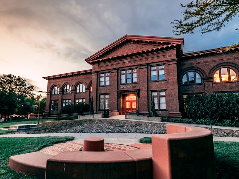 Richards art building facade