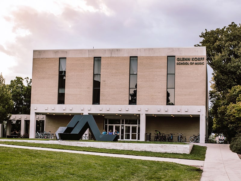 Westbrook music building facade