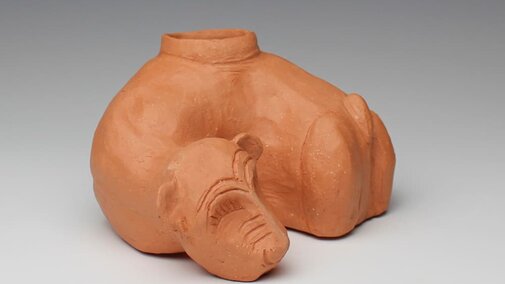 an animal-shaped vessel