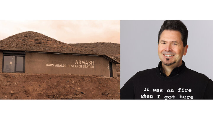 Assistant Professor of Emerging Media Arts Dan Novy will be a communications officer in the upcoming analog astronaut mission in Armash, Armenia, in October. 