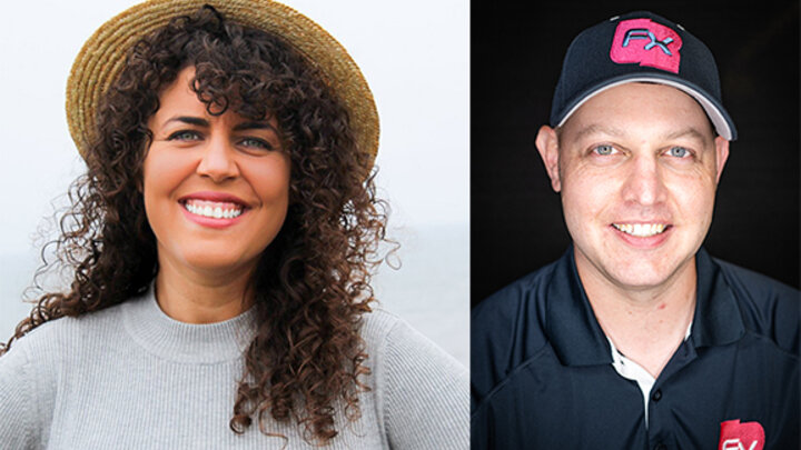 Josie Azzam (left) and Justin Peterson. Courtesy photos.