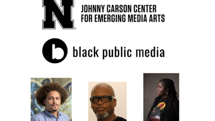 Left to right: Conrad Burgos, J. Bird Lathon and Eboni Zamani were selected for the Black Public Media Residency at the Carson Center this year.