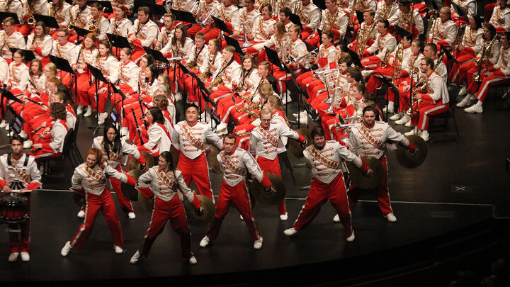 The Cornhusker Marching Band Highlights concert is Dec. 3 at the Lied Center for Performing Arts. 