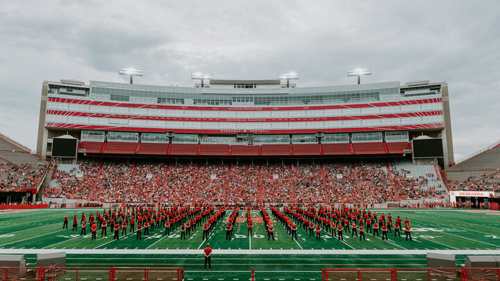 The Cornhusker Marching Band's annual exhibition concert is Friday, Aug. 18 at Memorial Stadium.