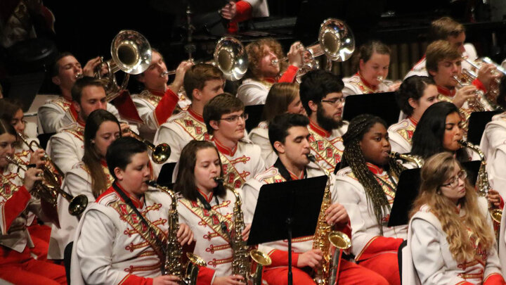 The Cornhusker Marching Band Highlights concert is Dec. 2 at the Lied Center for Performing Arts. 