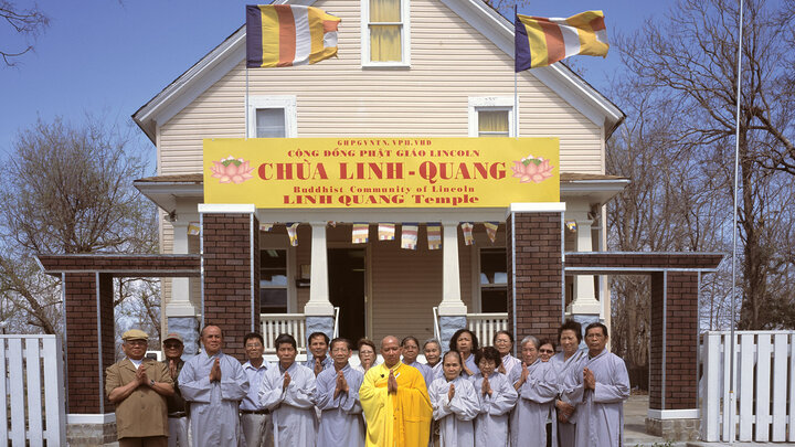 Binh Danh, "Buddhist Community of Lincoln (Chua Linh Quang)," 2011, archival pigment print. 16" x 20". Sheldon Museum of Art, University of Nebraska–Lincoln. Gift of the artist. 