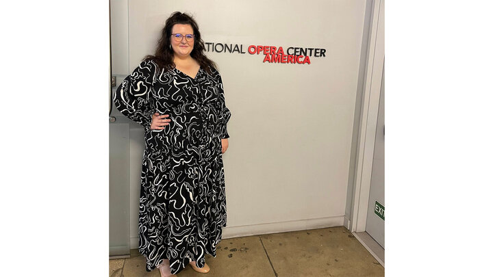 Lauren Breed at the National Opera Center America during the semi-finals of the Opera Ebony Benjamin Matthews Vocal Competition. Breed was named a national finalist in the competition. Courtesy photo.
