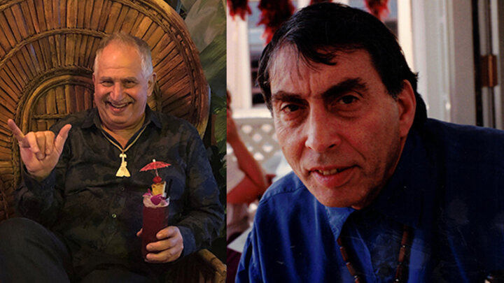 Left: Scott Mubarak who writes as C.J. Cook, who will present the inaugural Bernard Rosenberg Lecture on Sept. 8. Courtesy photo. Right: Bernard Rosenberg. Courtesy photo.