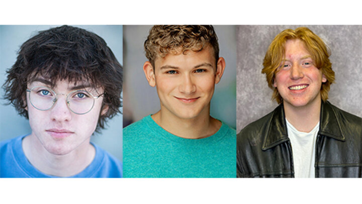 Left to right: Luka Benjamin, Brenden Dodds and Sam Ladretti, along with Jackson Wells (not pictured), star in the Nebraska Repertory Theatre’s “Shakepeare’s R&J.”