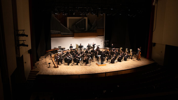 UNL Symphonic Band presents a program titled “Olieán Beo (The Living Isle)” on April 30. (File photo.)