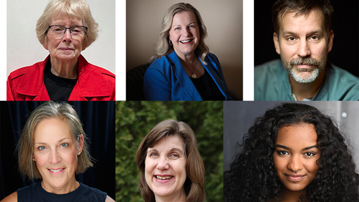 Clockwise from upper left:  Valery Wachter, Karen Benson, Adam Jefferis, Sydney Kwasa, Barb Schmit and Lori Adams.