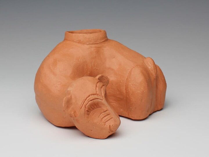 an animal-shaped vessel