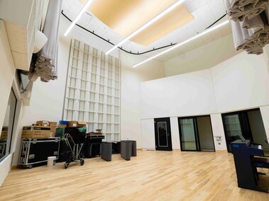 The new recording studio