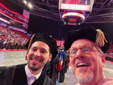 Hans Sturm with Dr. Javier Barreto Olaya 