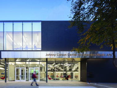 Exterior shot of the Carson Center ofr Emergin Media Arts.