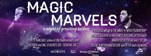 Magic Marvels opens on March 1, 2014, with shows running at 1:30pm and 7:30pm. 