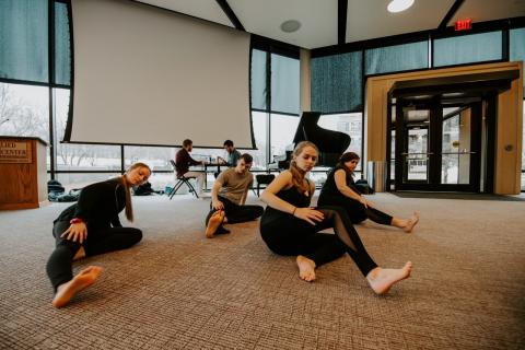 UNL Dancers perform at last year's Arts Advocacy Day. This year's event is March 6 at the Johnny Carson Center for Emerging Media Arts. Photo by Justin Mohling.