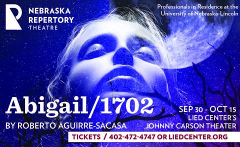 Tickets for "Abigail/1702" are available now at the Lied Center Box Office.