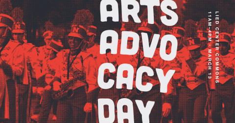 The 2nd annual Arts Advocacy Day will take place on Wednesday, March 13 from 11 a.m. to 4 p.m. in the Lied Commons.