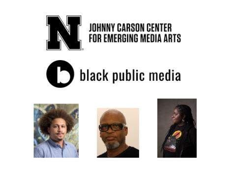 Left to right: Conrad Burgos, J. Bird Lathon and Eboni Zamani were selected for the Black Public Media Residency at the Carson Center this year.