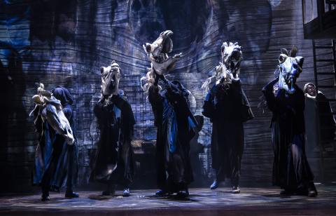 Hilt was one of four featured dancers in the ensemble in “The Lord of the Rings—A Musical Tale” at Chicago Shakespeare Theatre this summer. Hilt is second from left in the photo above. Photo by Liz Lauren.