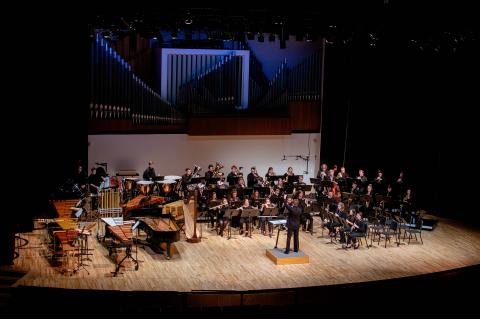 The UNL Wind Ensemble presents a program titled “Sharks & Jets” on May 4.