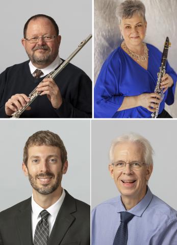 Clockwise from upper left:  John Bailey, Diane Barger, William McMullen and Nathan Koch.