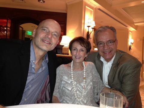 (left to right) Paul Barnes, Marguerite Scribante and John Richmond in Naples, Fla., in early March.