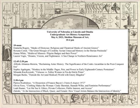 The Art History Capstone Symposium on May 6 includes 12 undergraduate art history majors presenting on a variety of topics.