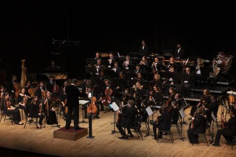The UNL Symphony Orchestra performs “Beethoven’s ‘Eroica’” on May 10 at St. Paul United Methodist Church. Photo courtesy of the Glenn Korff School of Music. 