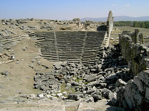 A theater excavated at Aezanis.