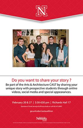 An opening casting event will be held to select the new Arts & Architecture Cast on Feb. 20 and 27.