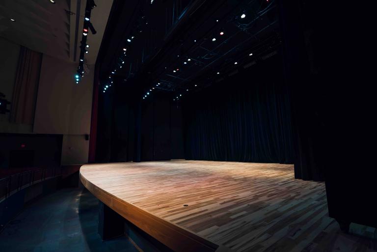 Kimball Recital Hall Floor and Orchestra Pit