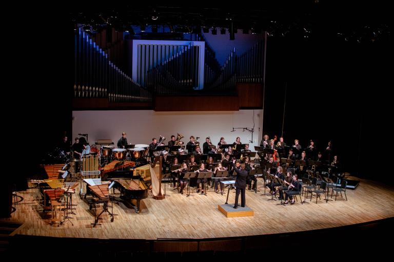 The UNL Wind Ensemble presents “Sensurround” on April 6 at the Lied Center’s Johnny Carson Theater.