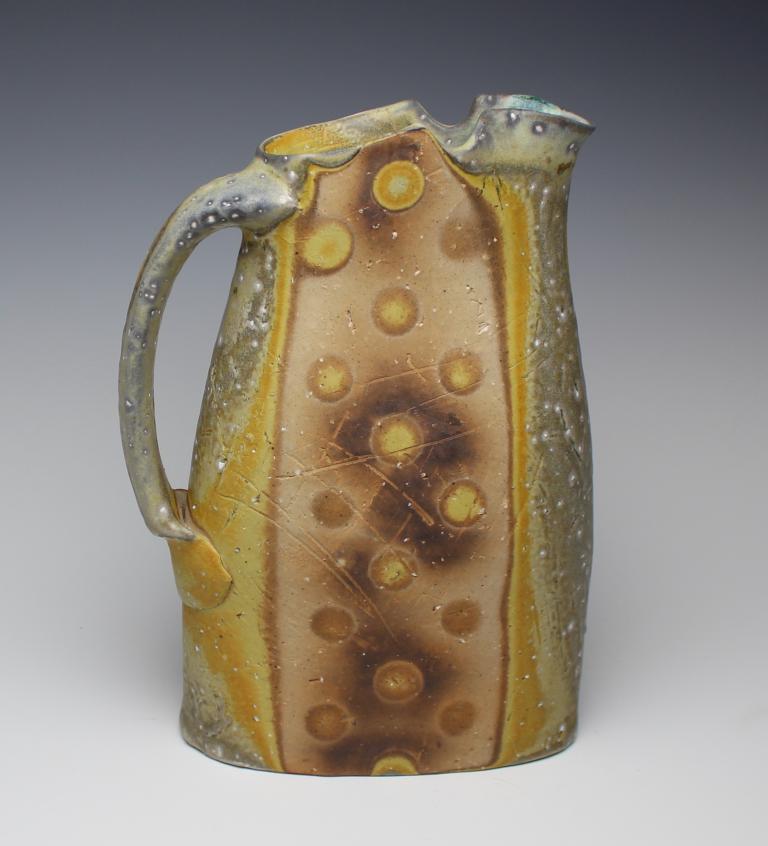 A pitcher made by Casey Beck.