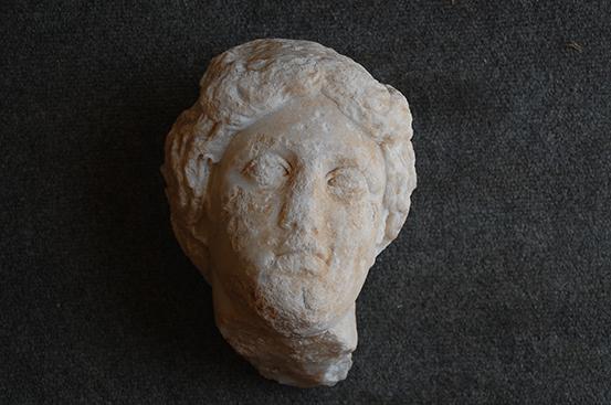 A life-size head of the goddess Aphrodite is the first example of a monumental statue found at a southern Turkey archeological site exploring the ancient city of Antiochia ad Cragnum.